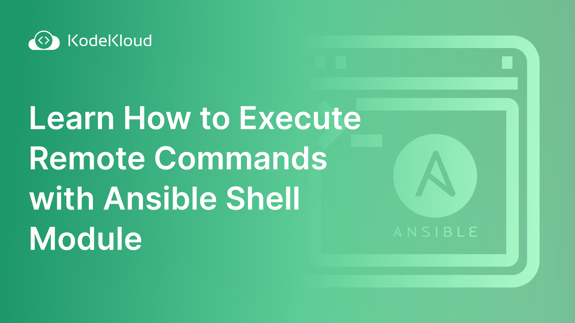 Ansible Shell Kubectl Command Not Found