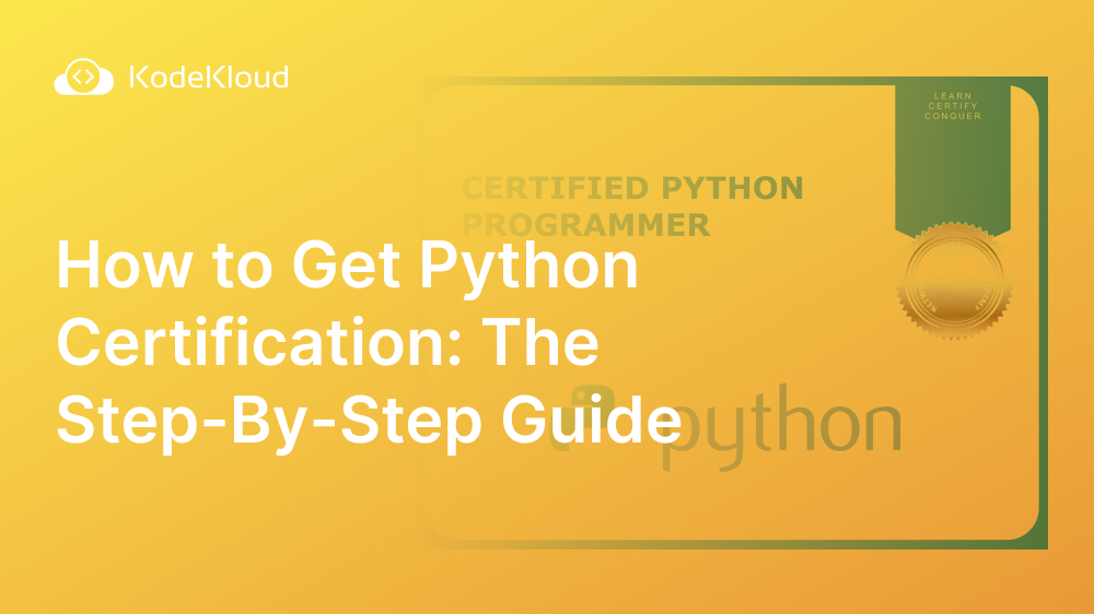 How to Get Python Certification