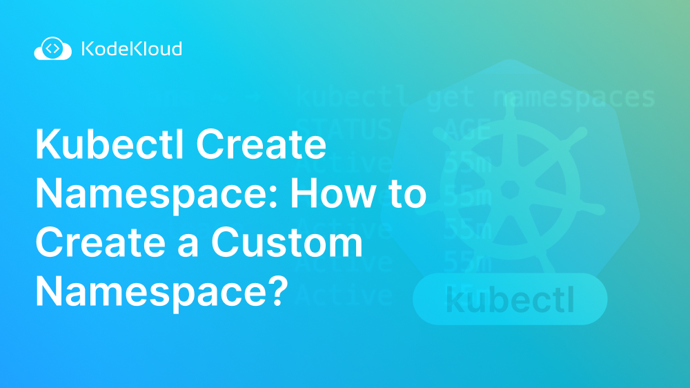 Kubectl Create Namespace How To Create A Custom Namespace 