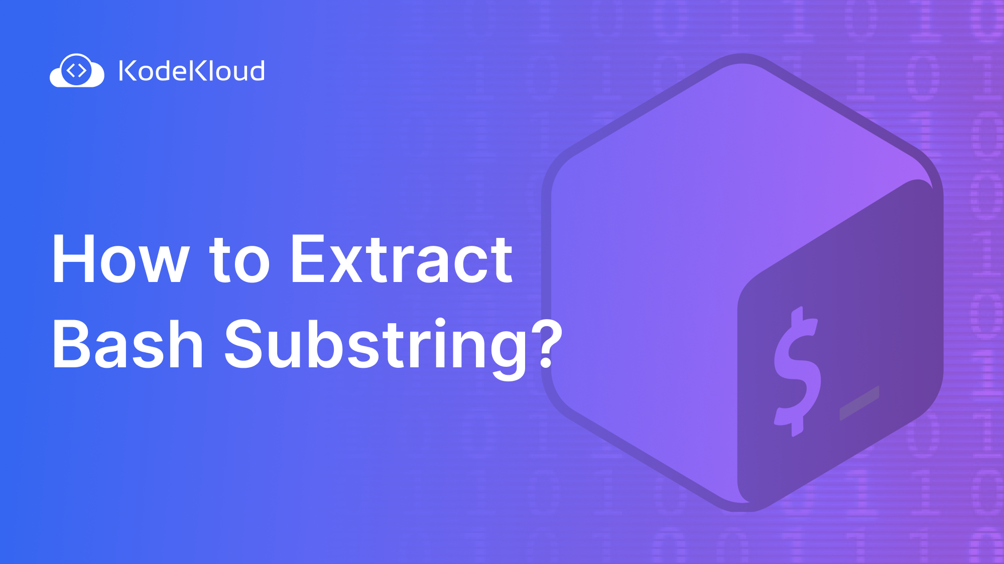 How to Extract Bash Substring