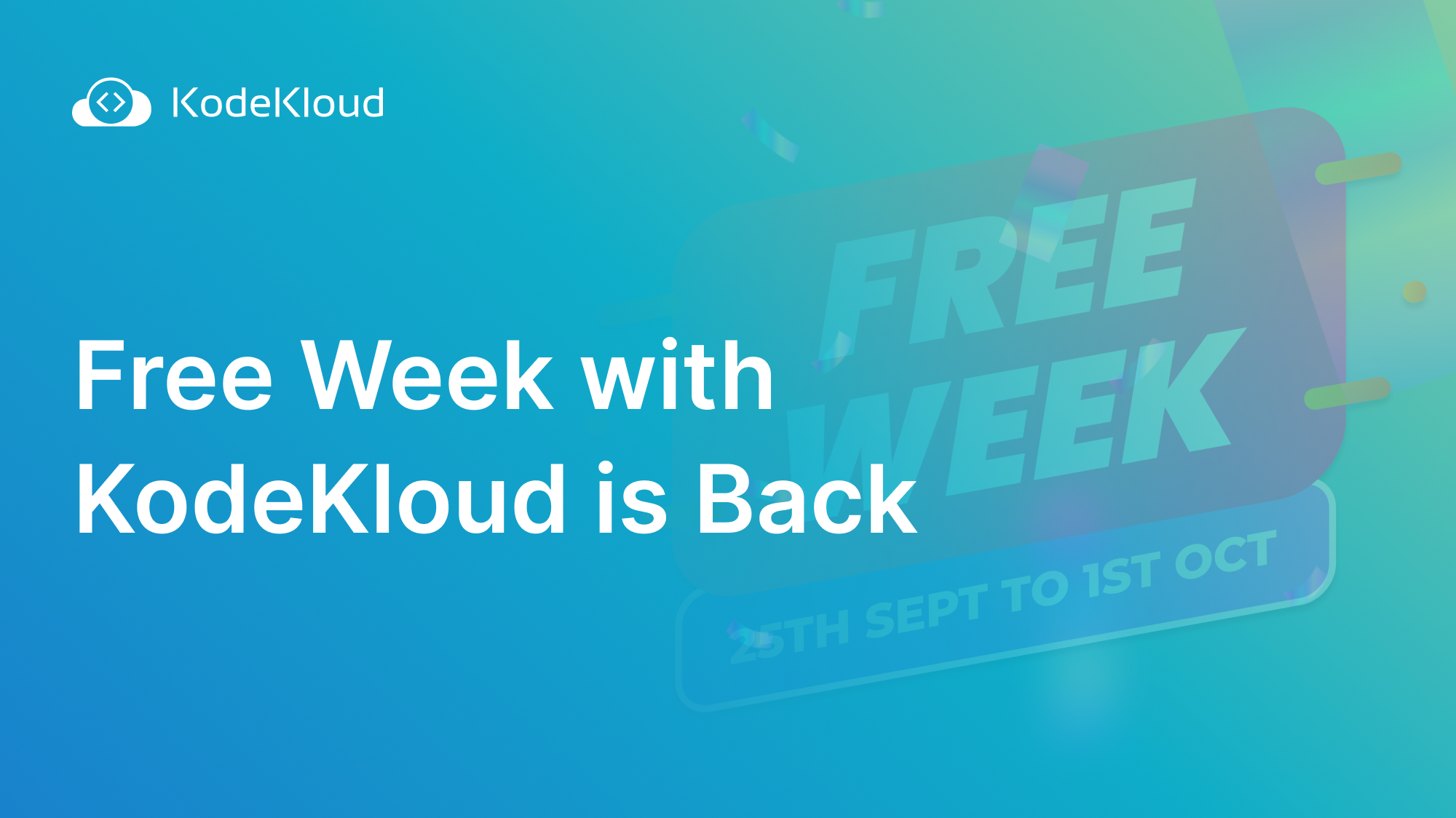 Unlock DevOps Mastery with KodeKloud's Free Week