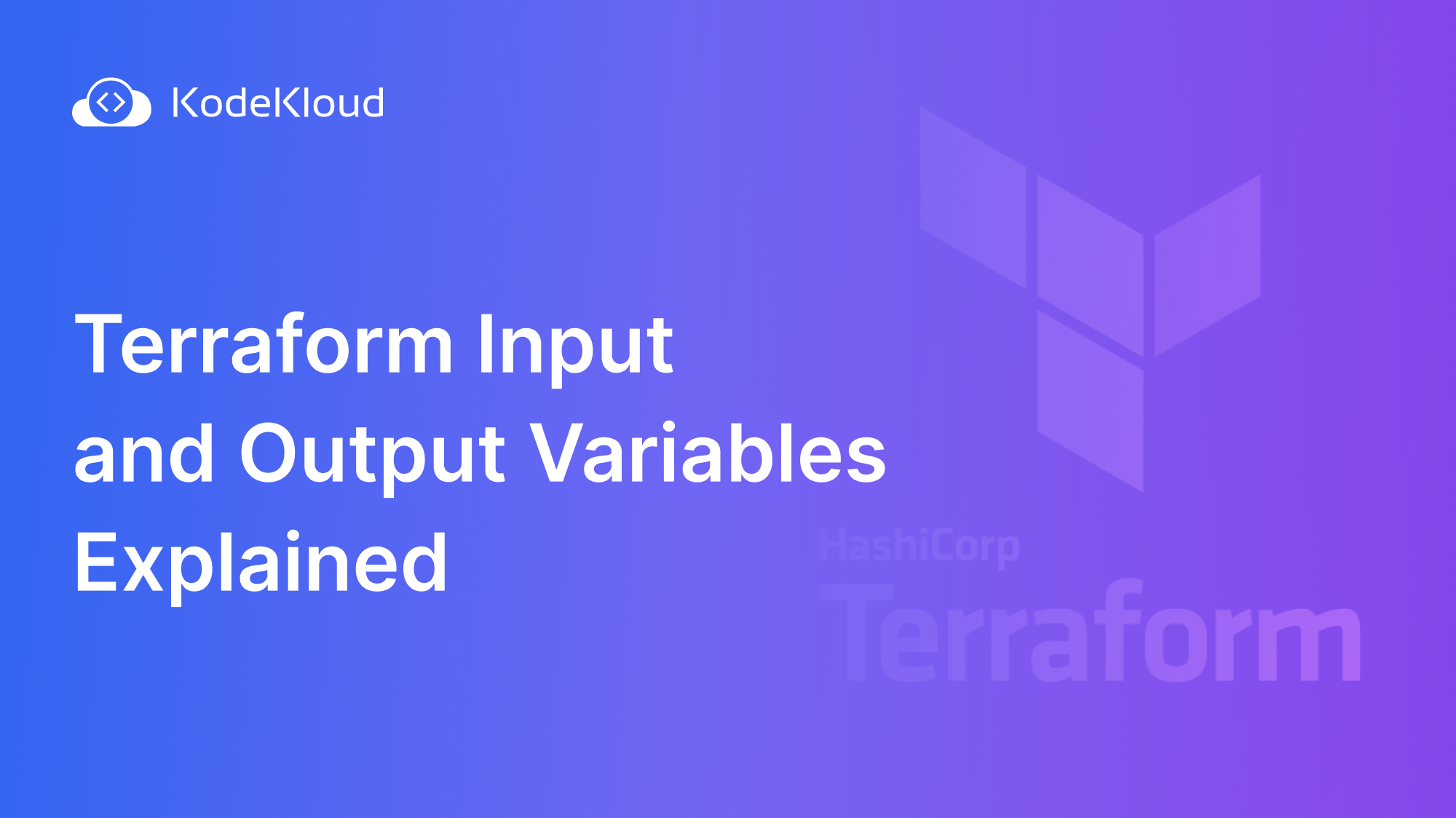 Terraform Input and Output Variables Explained