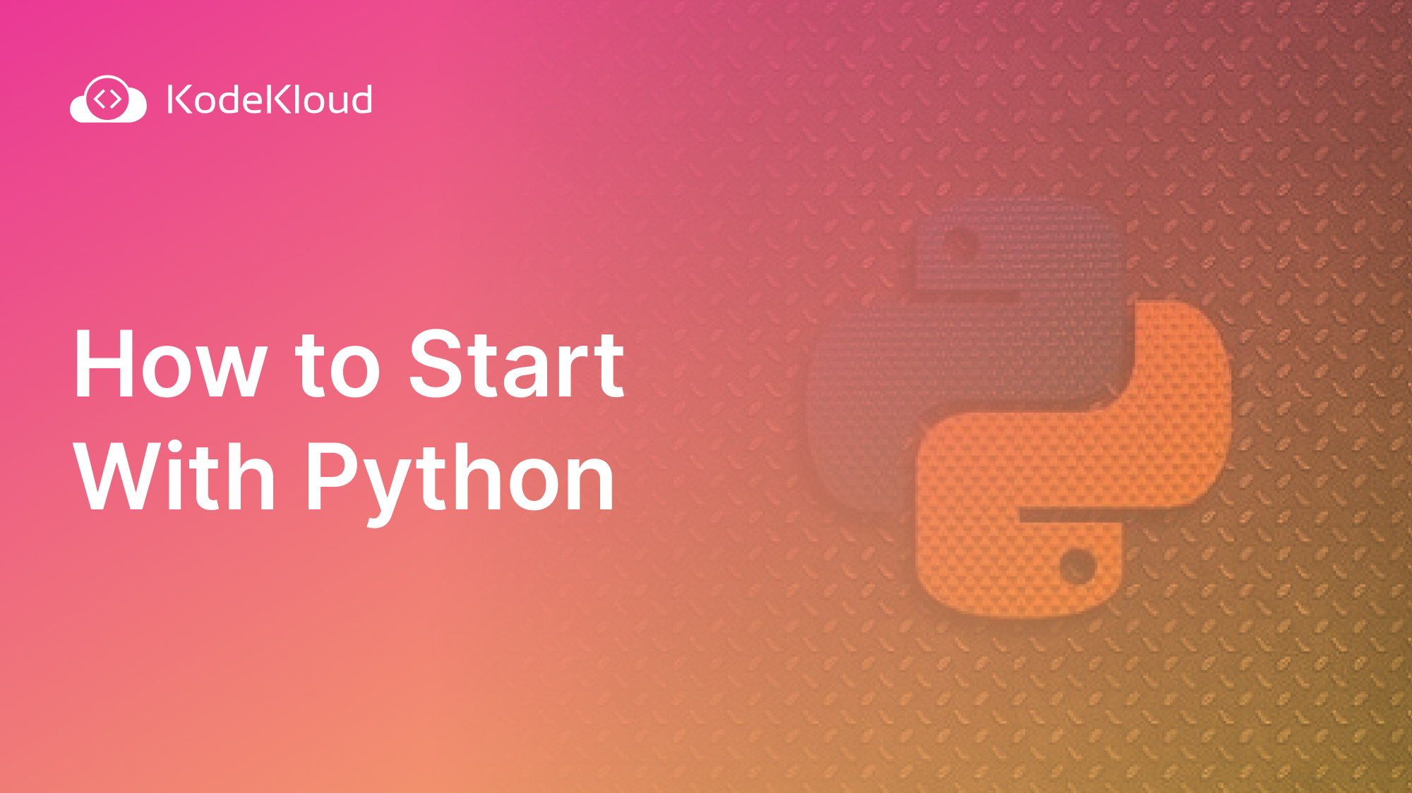 Python: A Beginner's Guide