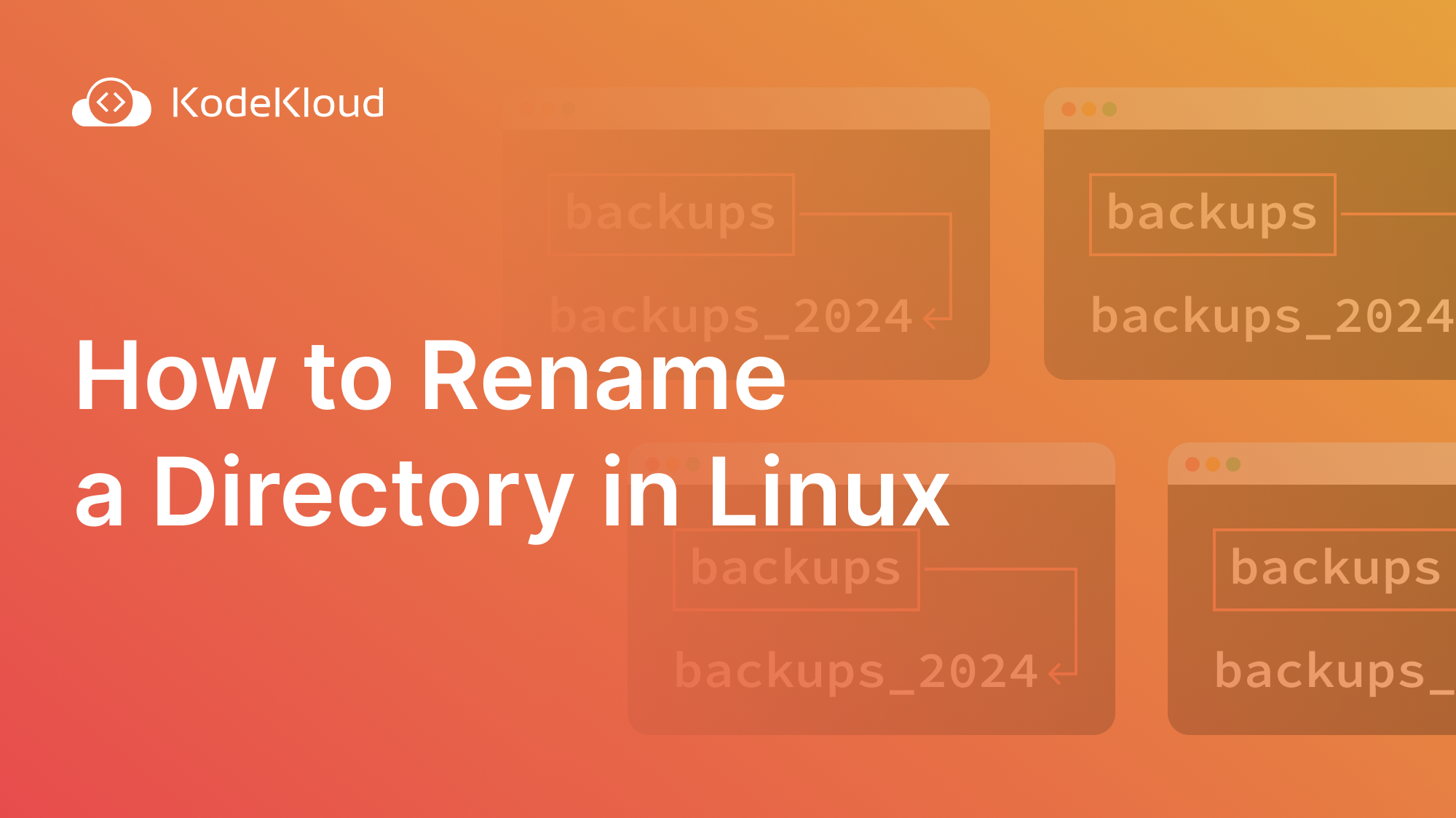 How to Rename a Directory in Linux