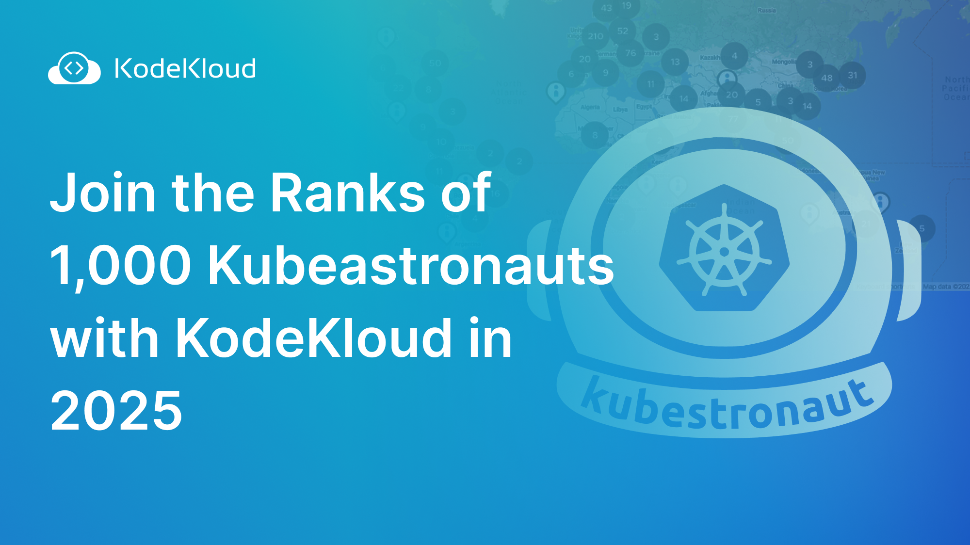 Join the Ranks of 1,000 Kubeastronauts with KodeKloud in 2025