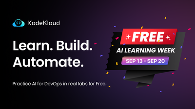 KodeKloud Free AI Learning Week 2025