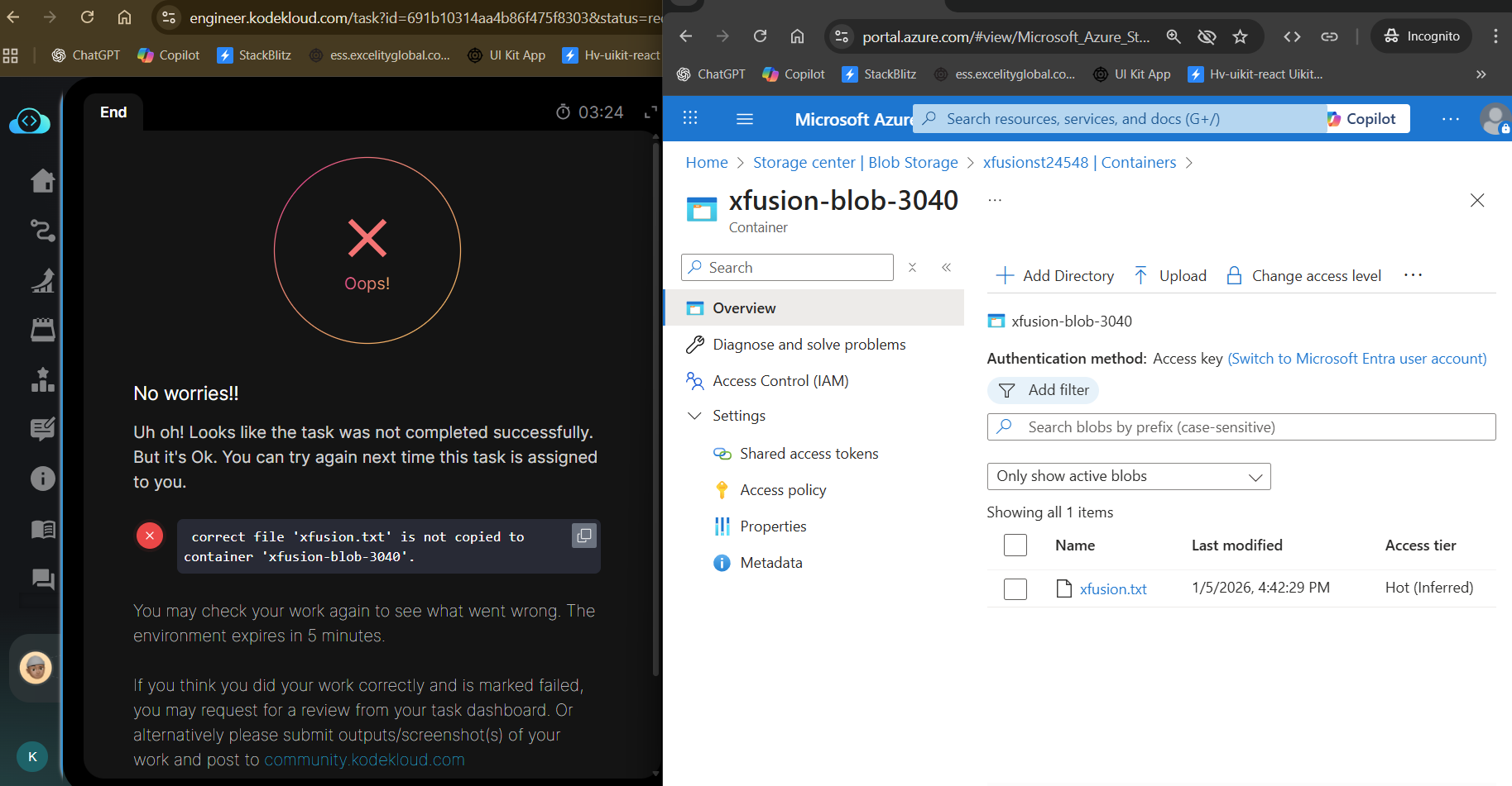 Day 18: Copy Data to an Azure Blob Storage Container - AZURE
