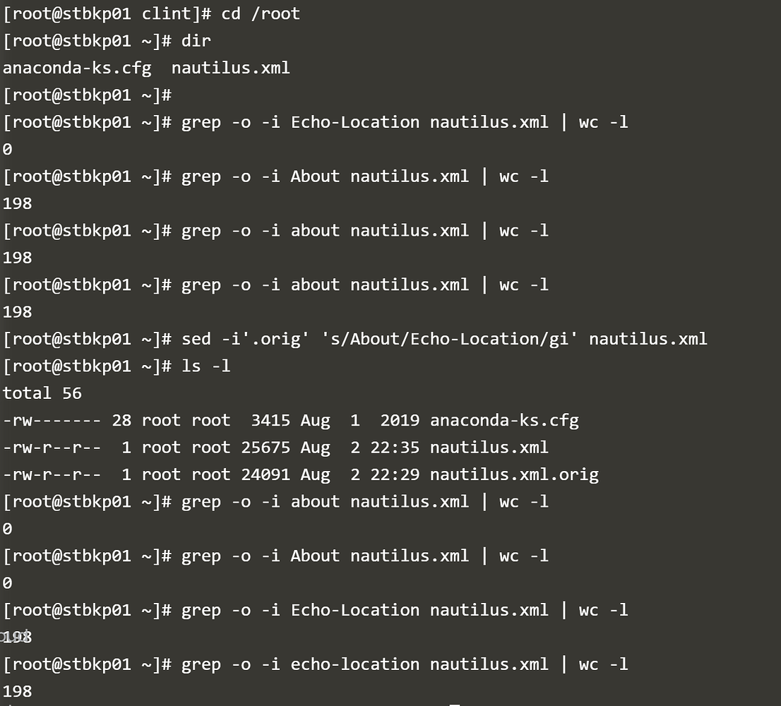 Linux String Substitution Task was marked failed KodeKloud DevOps