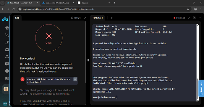 Day 13 SSH into an Azure Virtual Machine