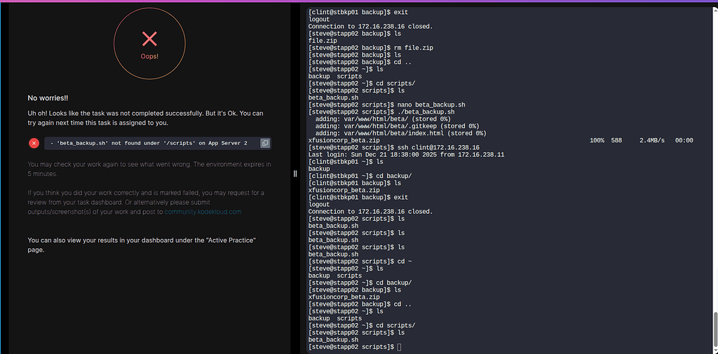On Day 10 Devops - Linux Basics Course - KodeKloud - DevOps