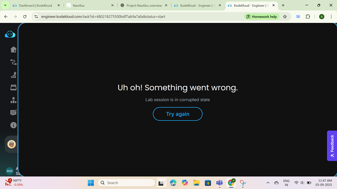 kodekloud engineer issue 1