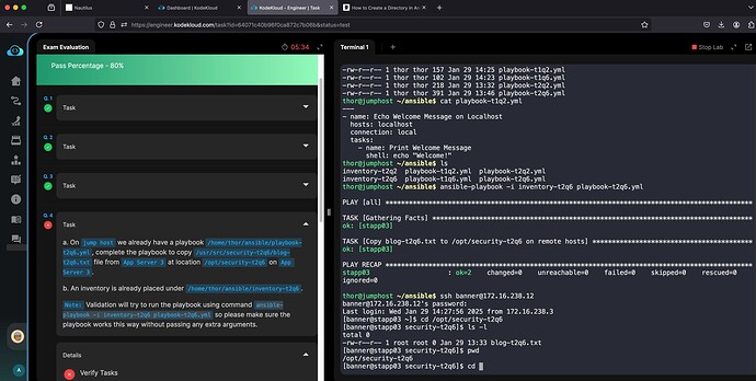 Ansible Level 1 task 4 Lab Test