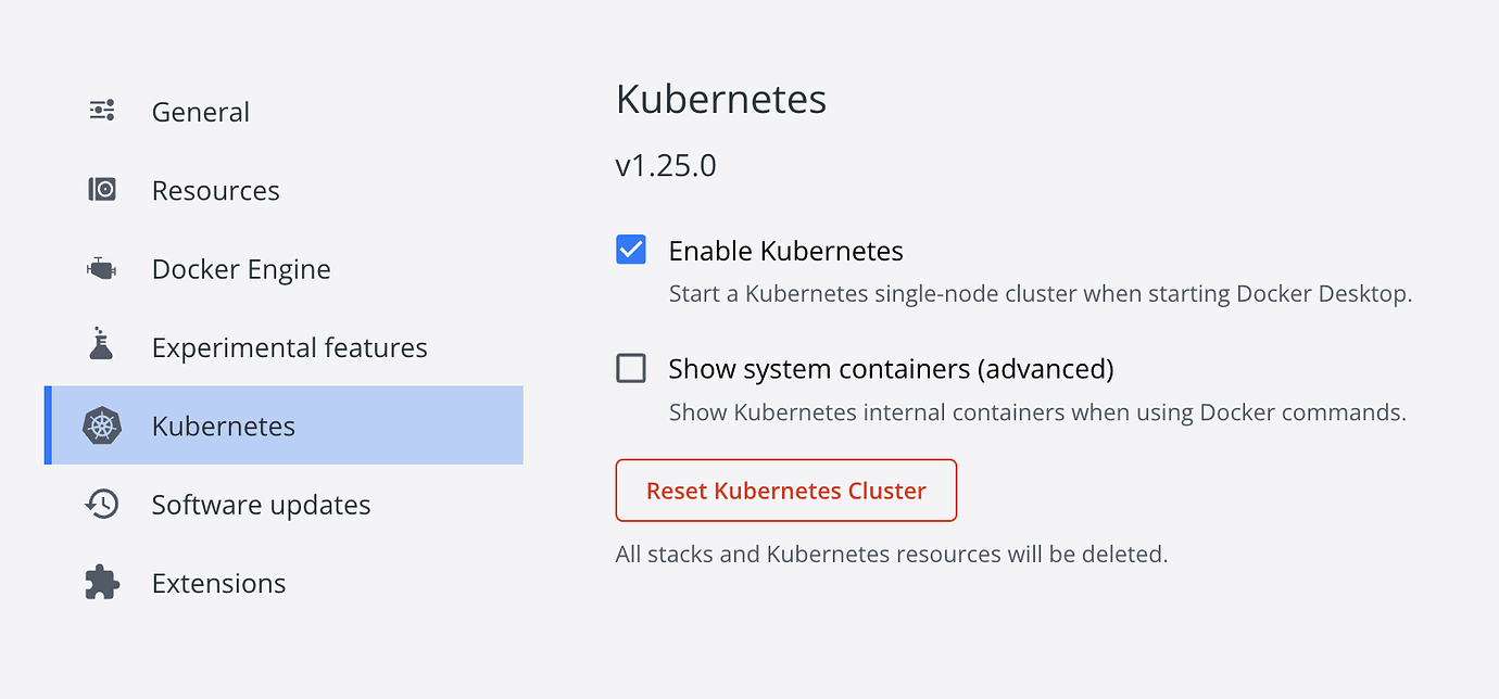How to setup a single node cluster on local environment for