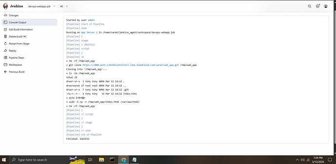 kodekloud Shakhul pipeline code