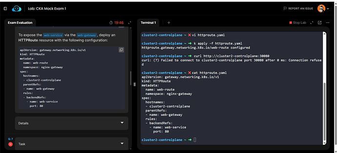 cka mock 1 question 6 error