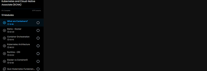 Blank screen kodekloud