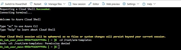 lab error arm template root