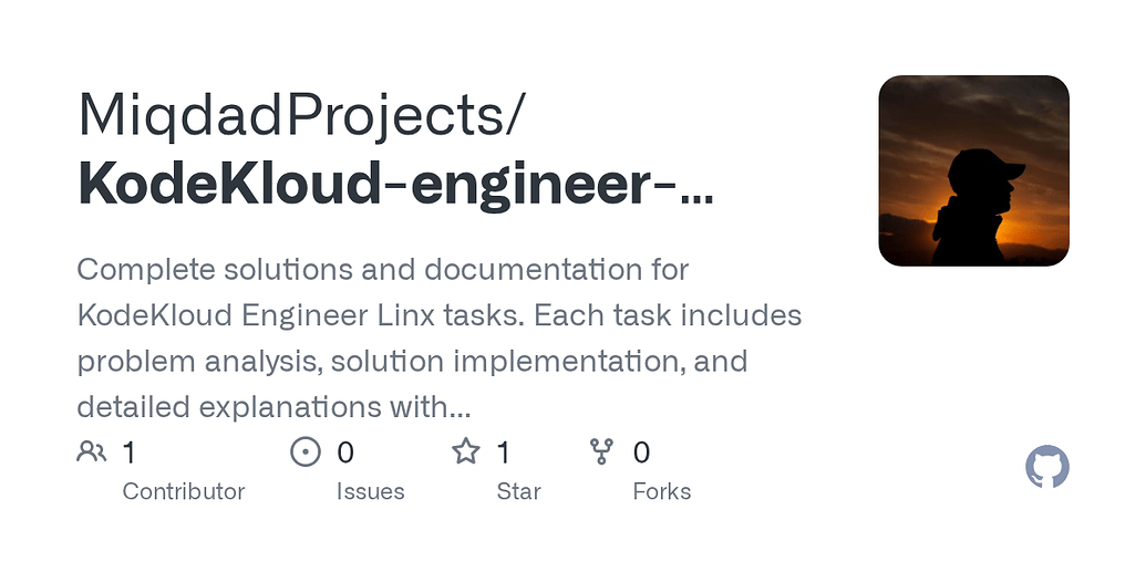 overview module 1 - kodekloud Images High Quality... Solution of kodekloud engineer linux tasks - Linux Basics Course ...