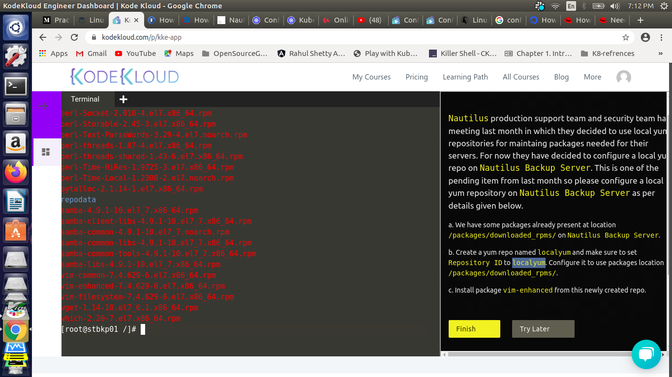 Configure Local Yum Repository KodeKloud Engineer KodeKloud 