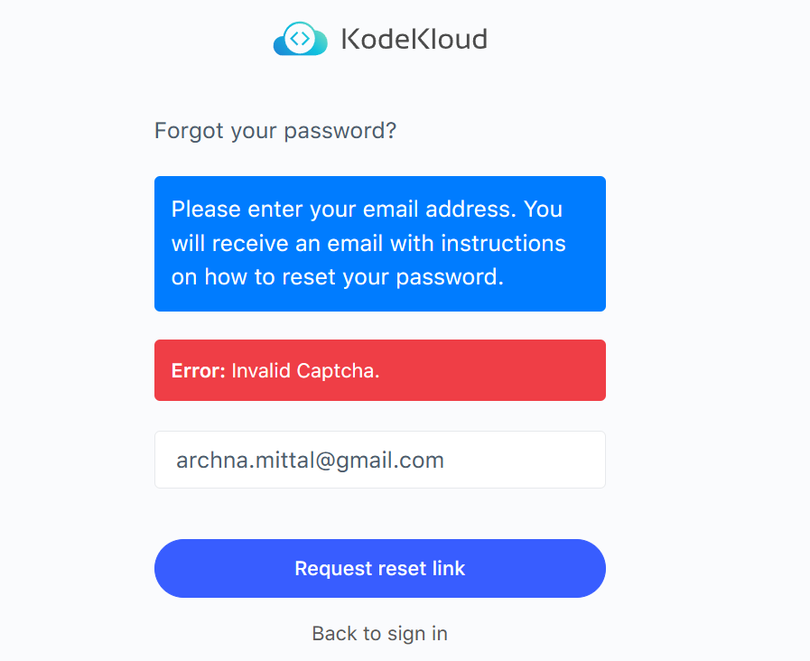 Unable to login to my kodekloud account KodeKloud Engineer KodeKloud DevOps Learning Community